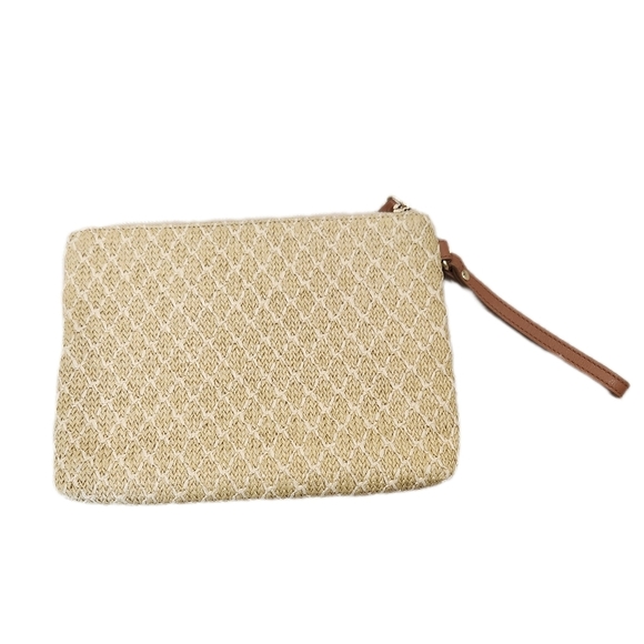 Talbots Woven Floral Straw Wristlet, Multi Color, Womens OS - Picture 4 of 7